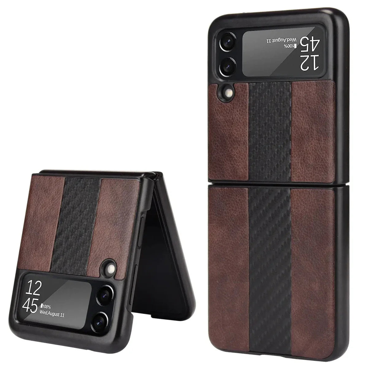 Samsung Z Flip 3 5G Premium Leather Folding Case