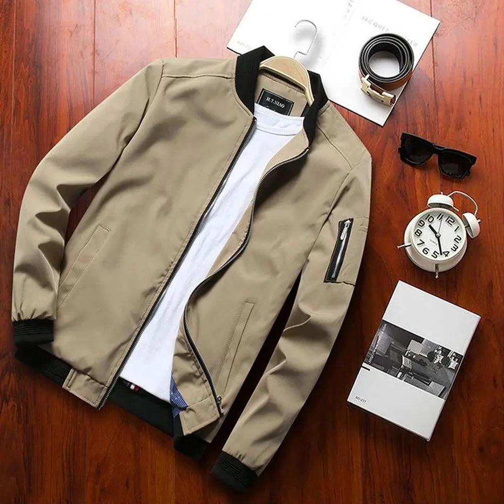 Veste de baseball décontractée pour hommes - Tendance et polyvalente