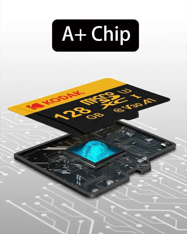Carte mémoire KODAK Micro SD - 64 Go, Classe 10, U3