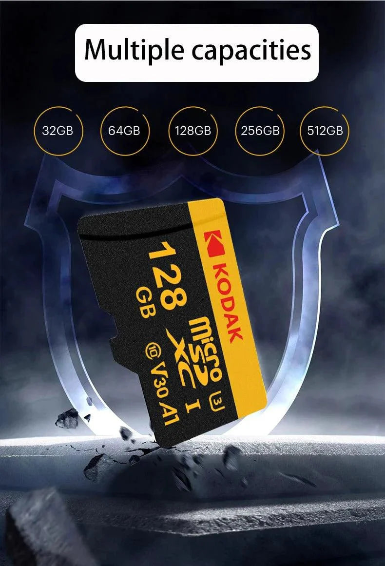 Carte mémoire KODAK Micro SD - 64 Go, Classe 10, U3