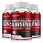 Cápsulas Premium de Ginseng Rojo Panax Coreano