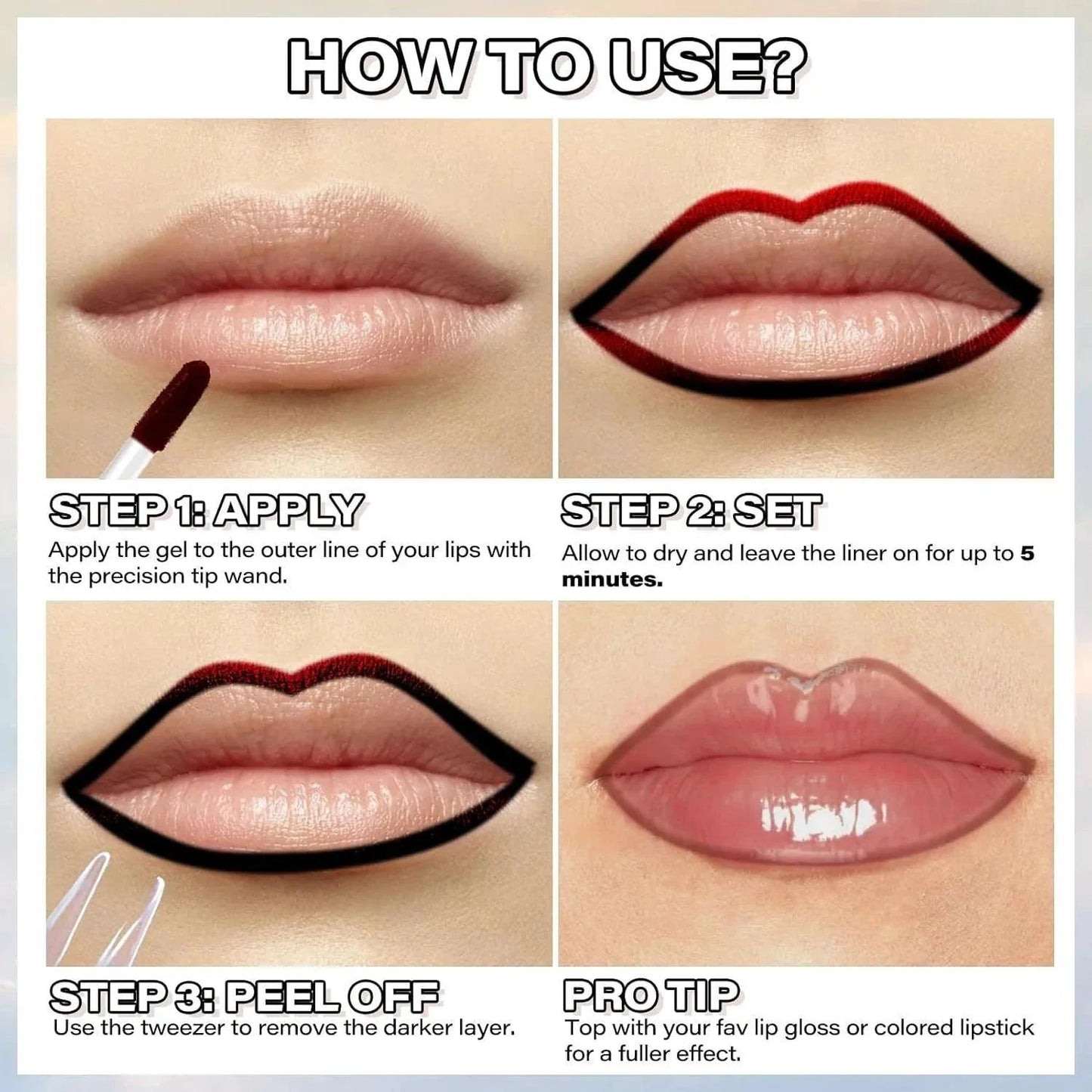 Lasting Definition Lip Liner - Waterproof & Smudge-Proof