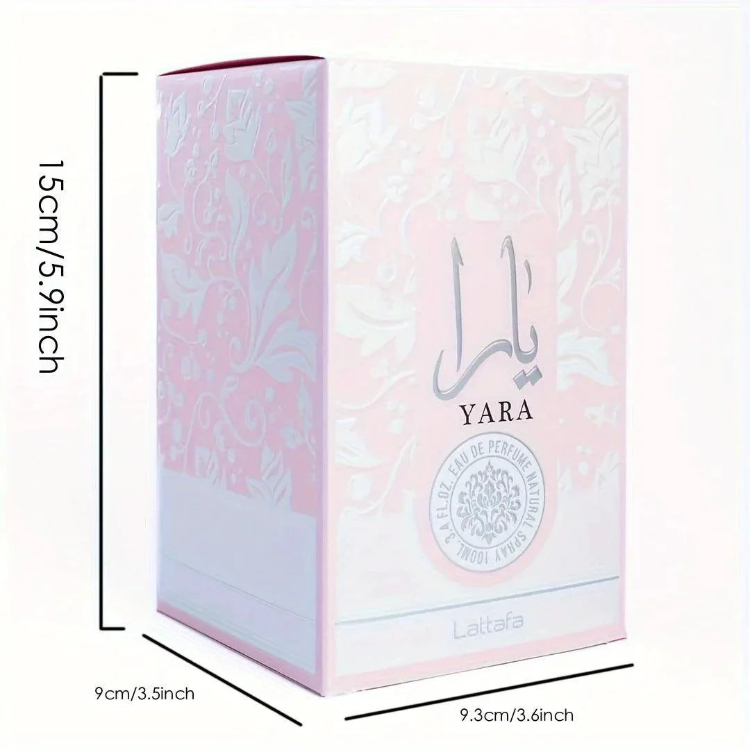 LATTAFA Yara Eau de Toilette pour femmes - 3,4 FL OZ