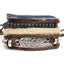 Layered Leather Charm Bracelet