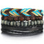 Layered Leather Charm Bracelet