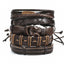 Layered Leather Charm Bracelet