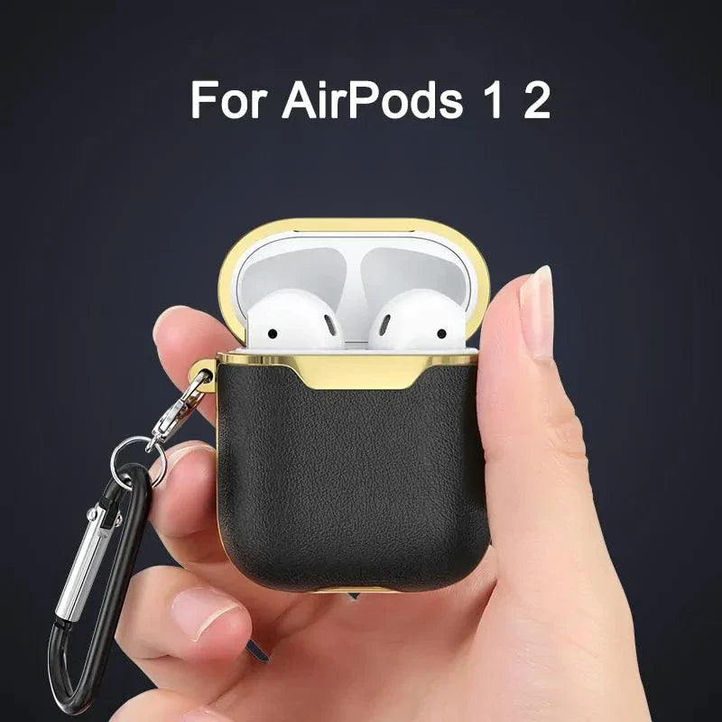 Coque en cuir premium pour AirPods