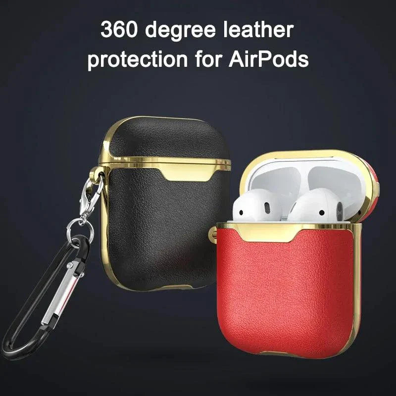 Coque en cuir premium pour AirPods