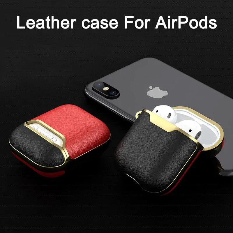 Coque en cuir premium pour AirPods