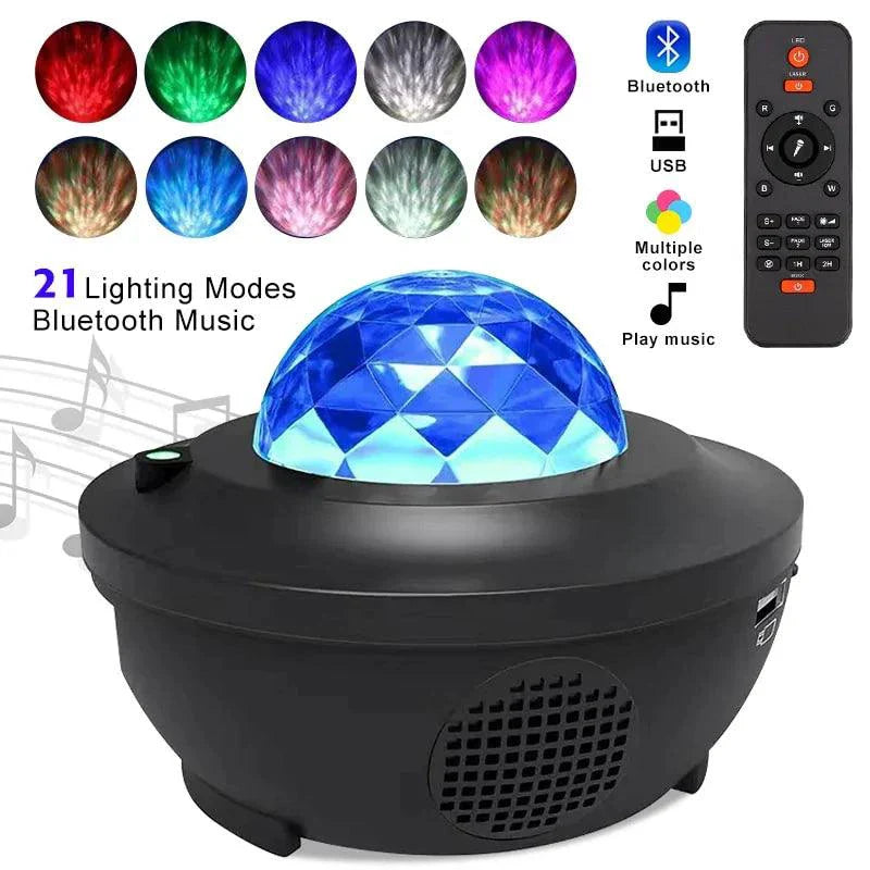 Lámpara Proyector de Galaxia Estelar LED