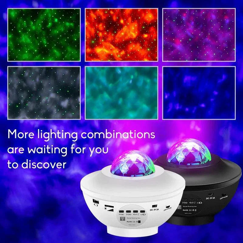 Lámpara Proyector de Galaxia Estelar LED