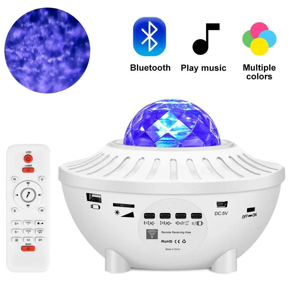 Lámpara Proyector de Galaxia Estelar LED