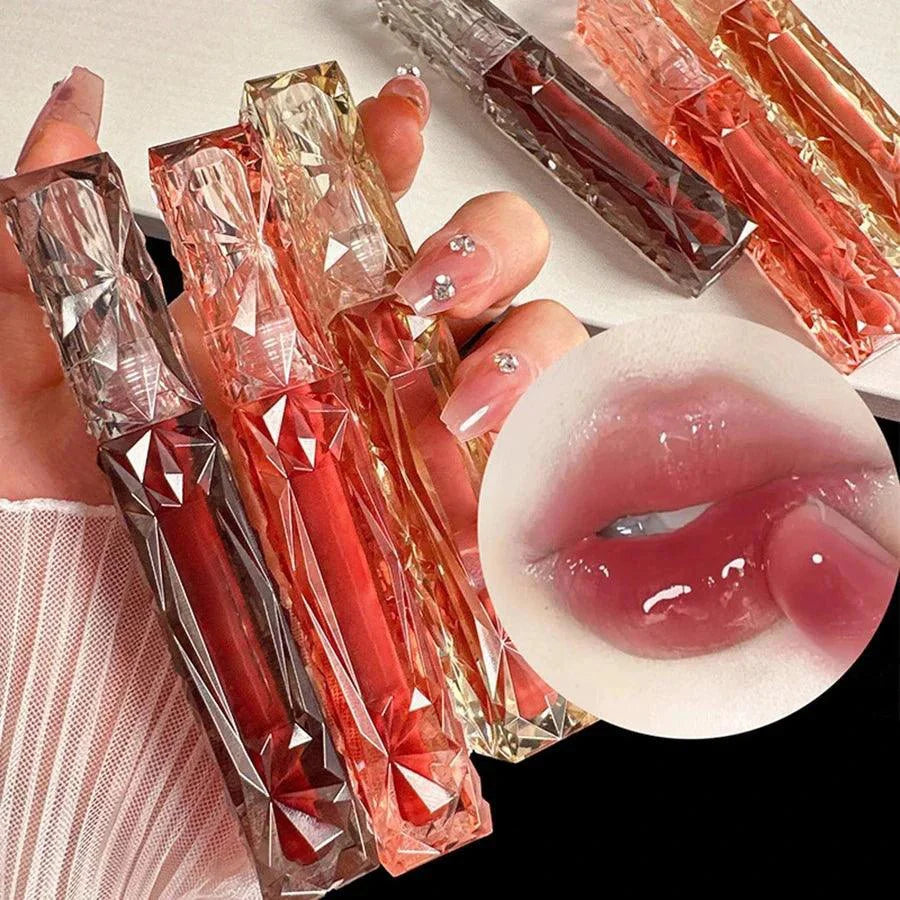 Brillo Labial Hidratante de Larga Duración con Acabado Impermeable