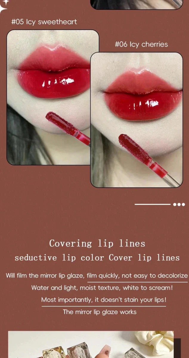 Brillo Labial Hidratante de Larga Duración con Acabado Impermeable