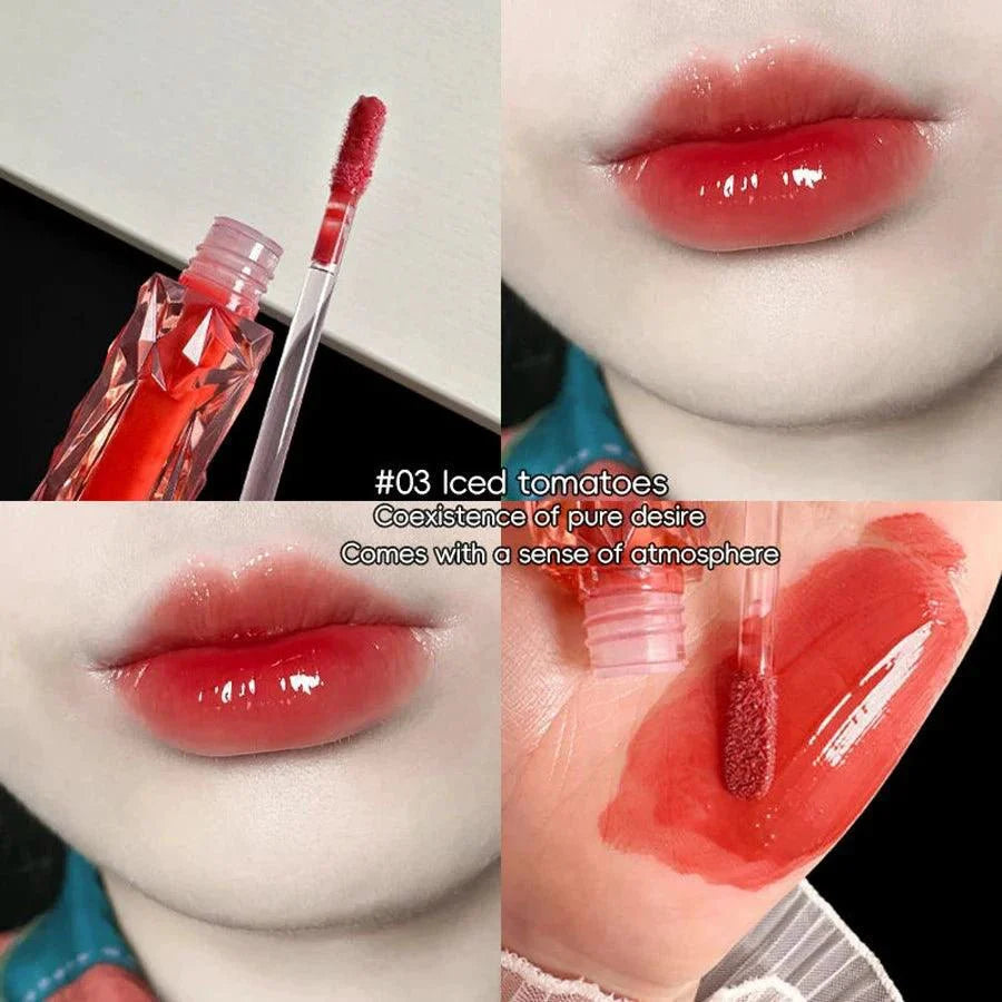 Brillo Labial Hidratante de Larga Duración con Acabado Impermeable
