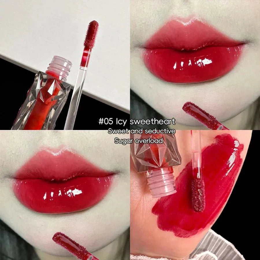 Brillo Labial Hidratante de Larga Duración con Acabado Impermeable