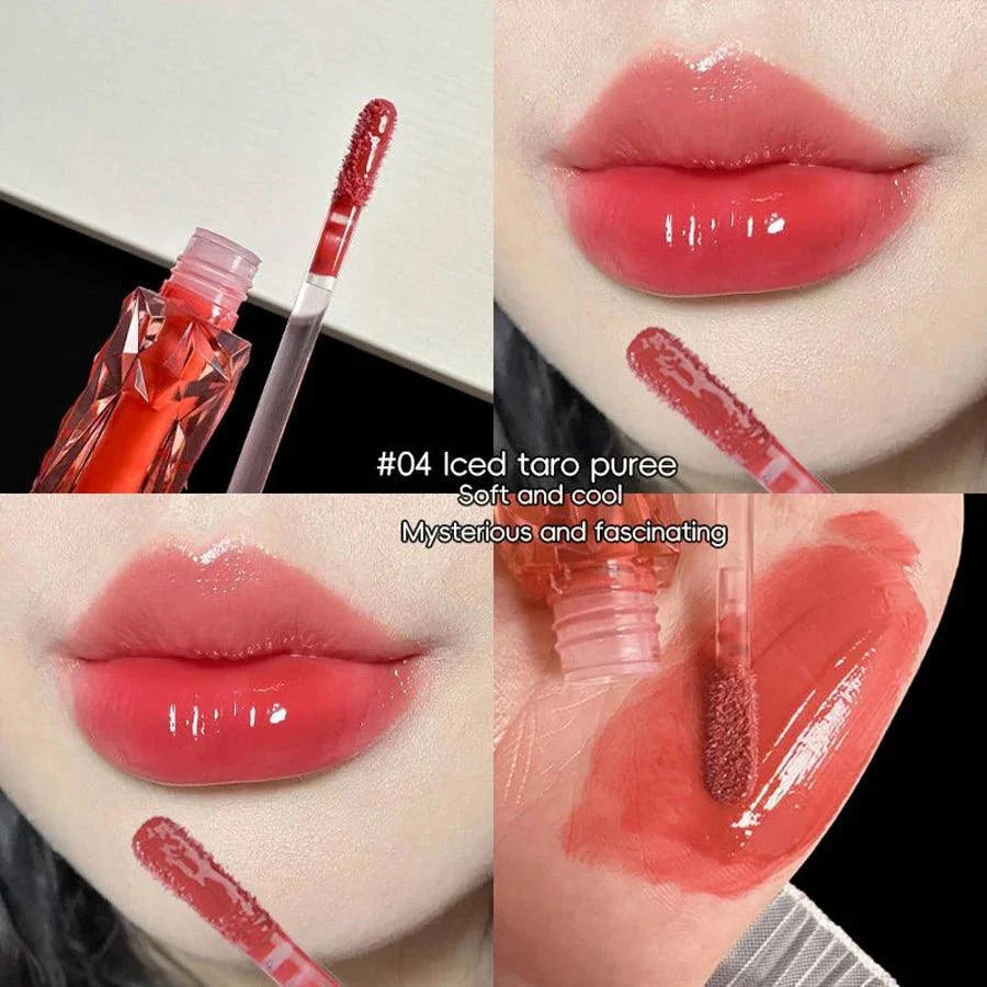 Brillo Labial Hidratante de Larga Duración con Acabado Impermeable