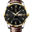 Montre étanche à double calendrier pour homme Luminous