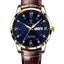 Montre étanche à double calendrier pour homme Luminous