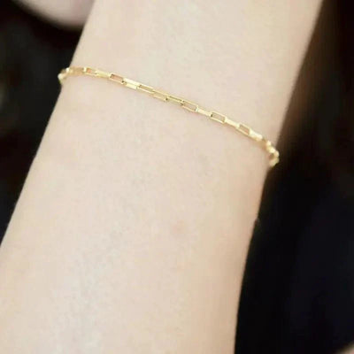 Handcrafted Luxury Gold Chain Bracelet