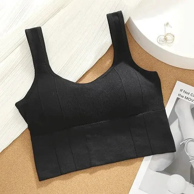 Sostén Deportivo Transpirable Mandotos para Mujeres - Top de Yoga Sin Costuras