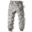 Mandotos Men's Tactical Cargo Pants - Gray Cotton Full Length