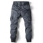 Mandotos Men's Tactical Cargo Pants - Gray Cotton Full Length