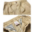 Mandotos Men's Tactical Cargo Pants - Gray Cotton Full Length
