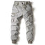Mandotos Men's Tactical Cargo Pants - Gray Cotton Full Length
