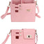 Mandotos CarryEasy Beverage Pouch - Portable PU Leather Bottle Bag