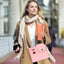 Mandotos CarryEasy Beverage Pouch - Portable PU Leather Bottle Bag