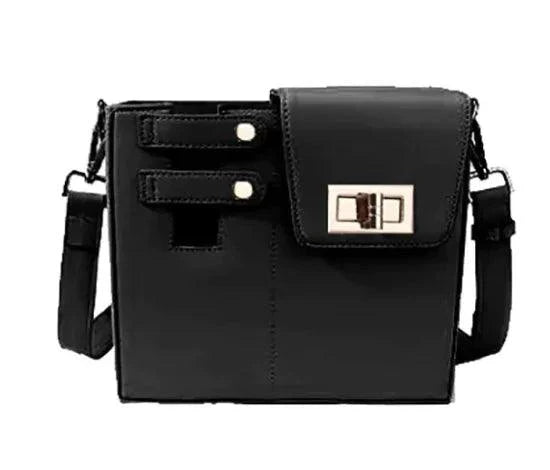 Mandotos CarryEasy Beverage Pouch - Portable PU Leather Bottle Bag