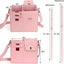 Mandotos CarryEasy Beverage Pouch - Portable PU Leather Bottle Bag