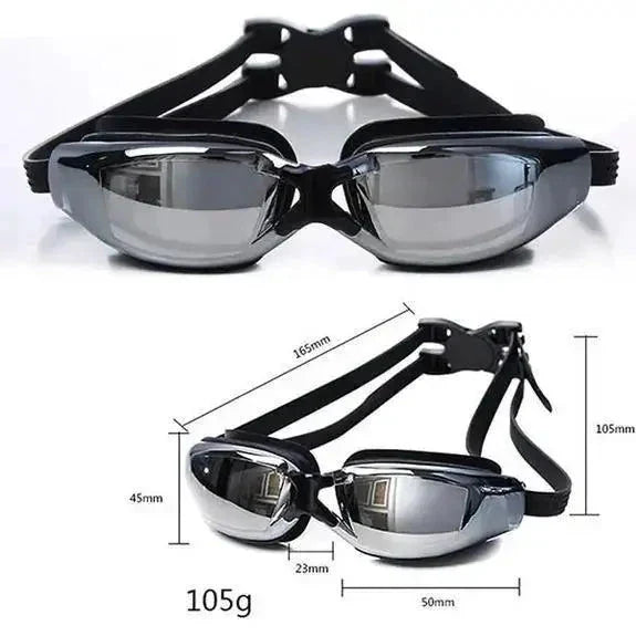 Mandotos ClearView HD Swim Goggles with Adjustable Straps