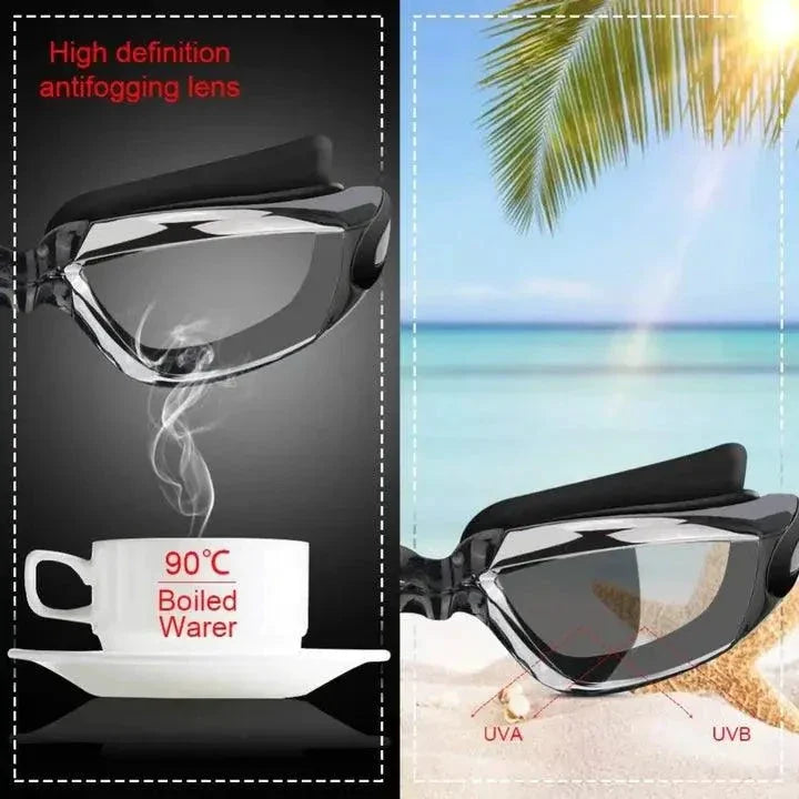Mandotos ClearView HD Swim Goggles with Adjustable Straps