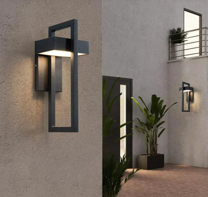 Aplique de pared LED contemporáneo Mandotos para exteriores