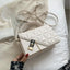 Sac à bandoulière en cuir PU à motif losange MANDOTOS - Compact et élégant
