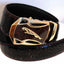 Ceinture en cuir à boucle automatique pour homme - Design léopard
