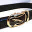 Ceinture en cuir à boucle automatique pour homme - Design léopard