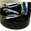 Ceinture en cuir à boucle automatique pour homme - Design léopard