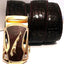 Ceinture en cuir à boucle automatique pour homme - Design léopard