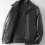 Men's Autumn-Winter Leather Sports Jacket