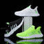 Chaussures de sport en maille respirante pour hommes avec tige en tissage volant