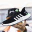 Chaussures de sport en maille respirante pour hommes avec tige en tissage volant