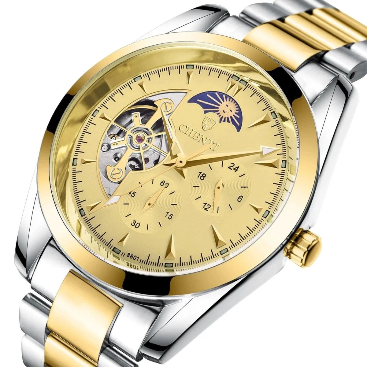 Men's Business Mechanical Watch - Sophisticated Timepiece
