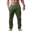 Pantalons en Coton Lin Élastiques pour Hommes