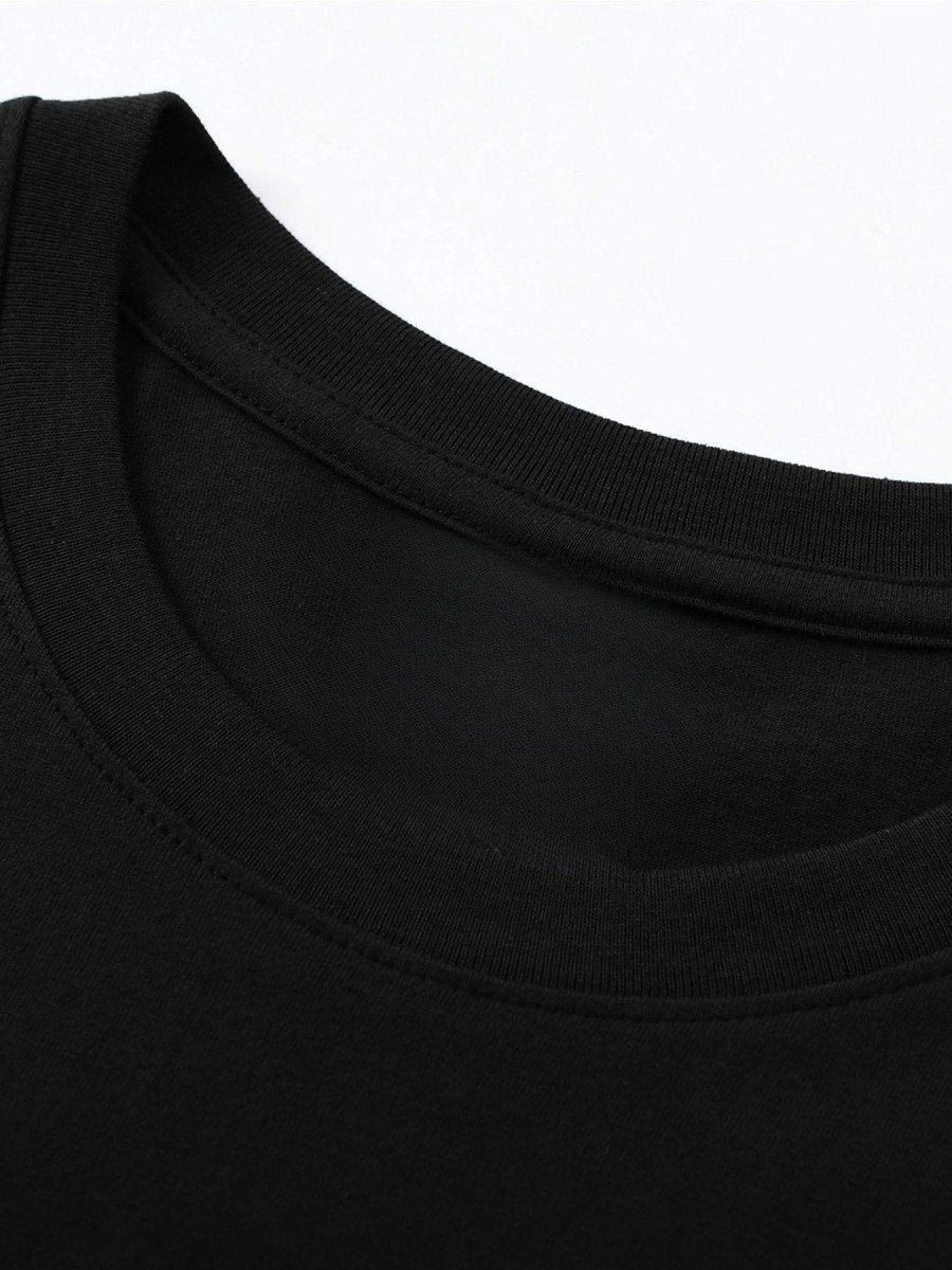 T-shirt imprimé décontracté pour homme - Vêtements de sport légers