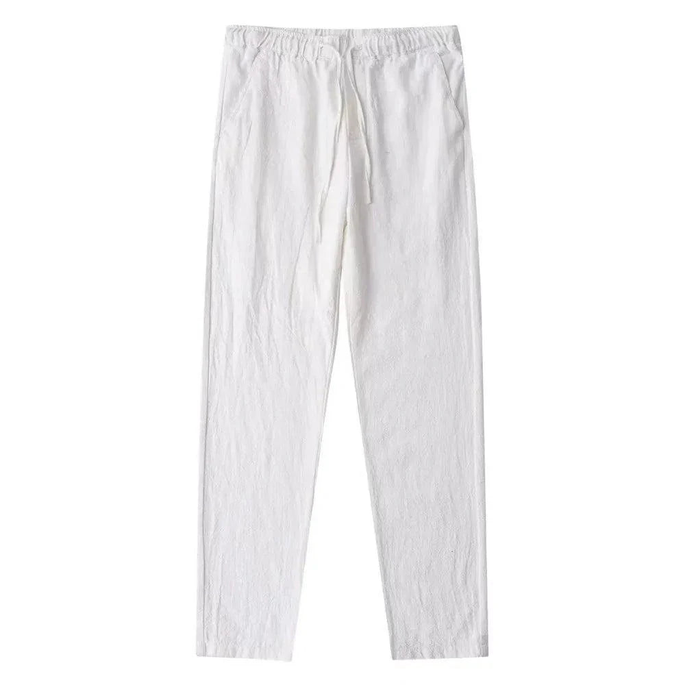 Pantalones de Algodón y Lino para Hombre - MANDOTOS