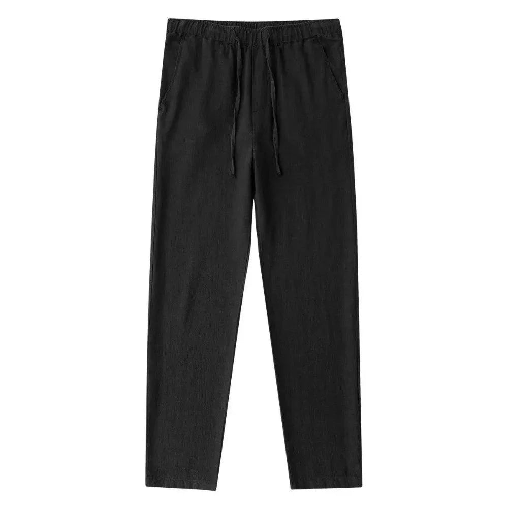 Pantalones de Algodón y Lino para Hombre - MANDOTOS