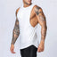 Camiseta sin mangas de algodón para hombres para entrenamientos de verano